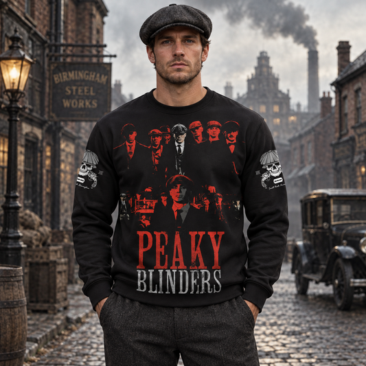 Peaky Blinders Red Black Apparel Collection | Hoodie, Zip Hoodie, Sweatshirt, T-Shirt & Polo Shirt