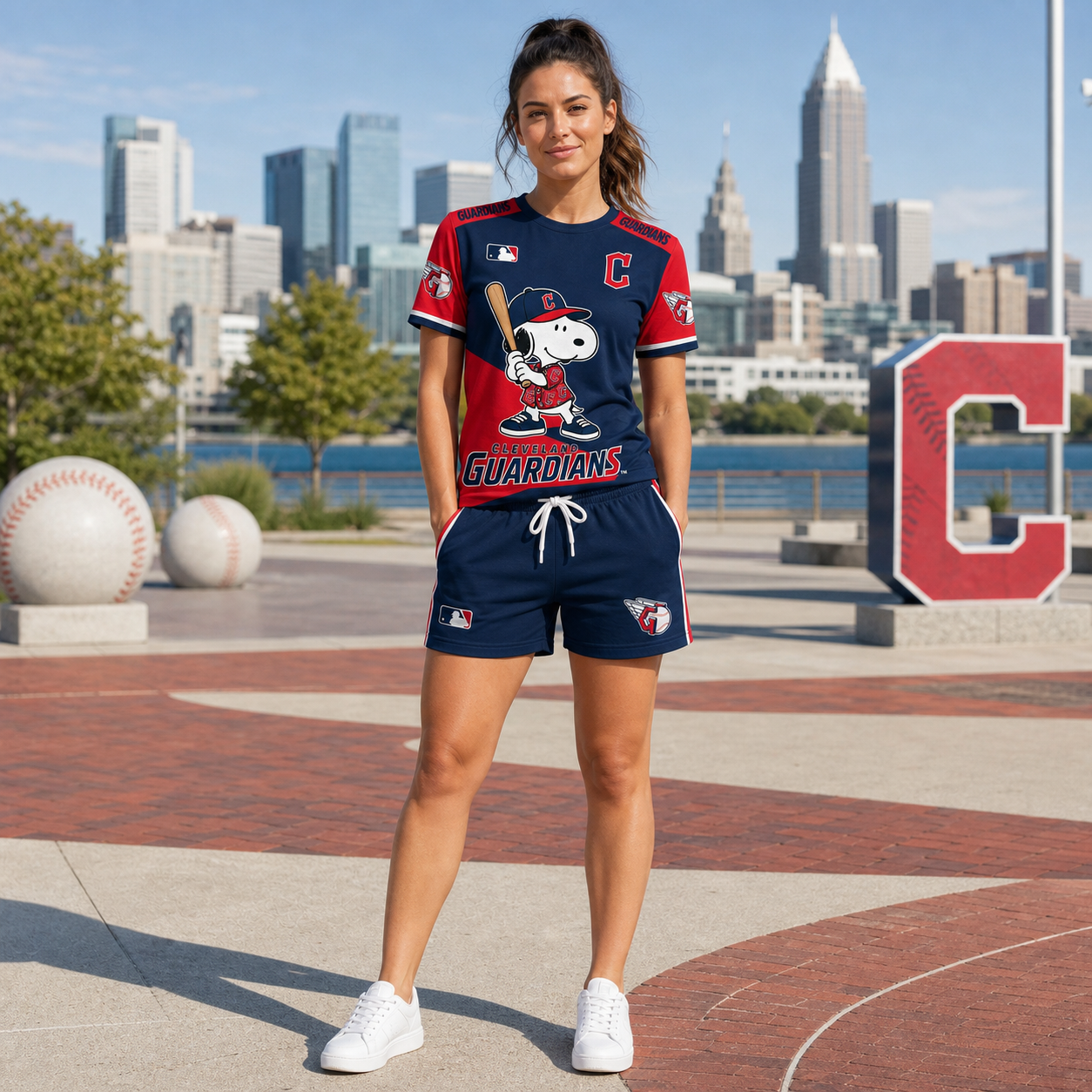 Sport Fan Set — T-Shirt + Shorts | All 30 Teams Available-COMBO GIFTS FOR FAN