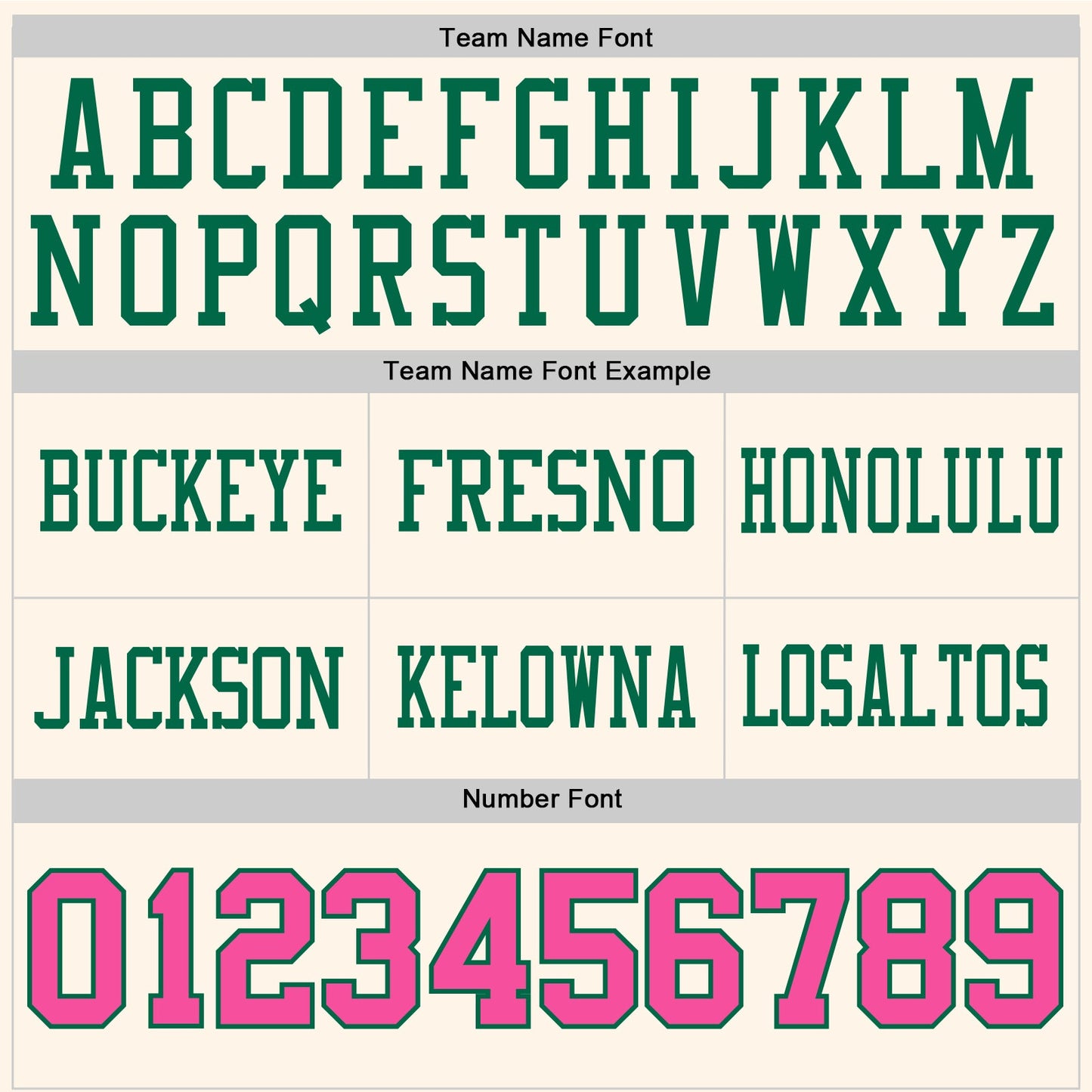 Custom Cream Pink-Kelly Green Authentic Football Jersey