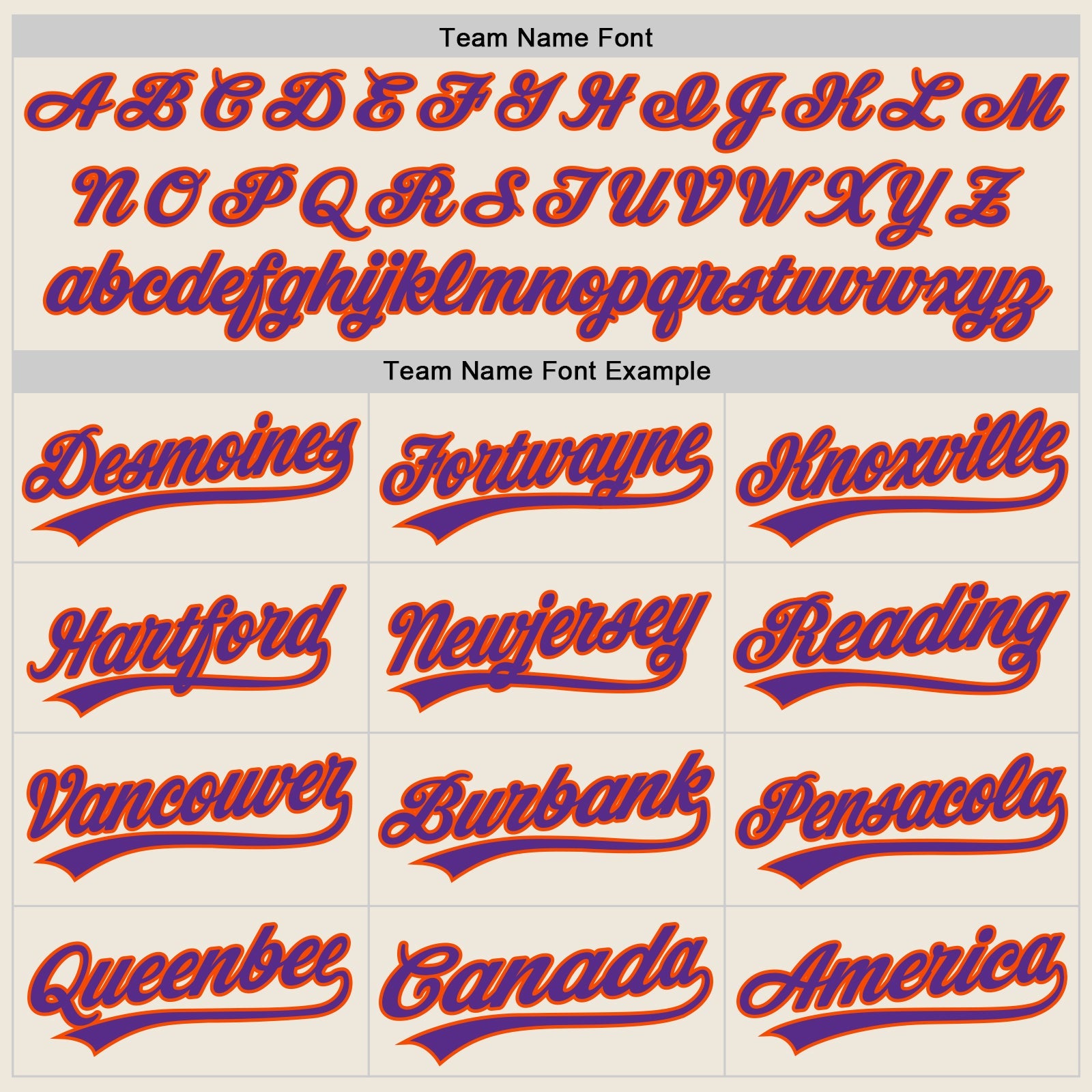 Custom Stitched Cream Purple-Orange Baseball Pullover Sweatshirt Hoodie
