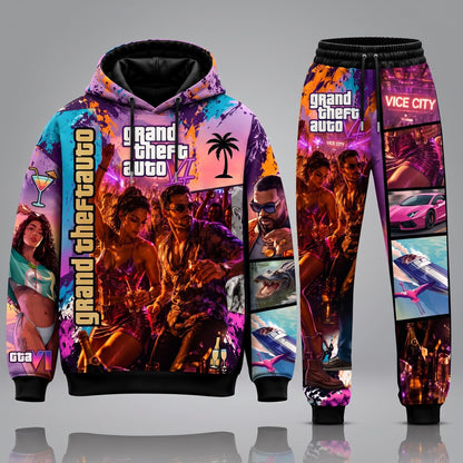 GTA VI Transformation Fan Set — GTA6 Hoodie & Sweatpants