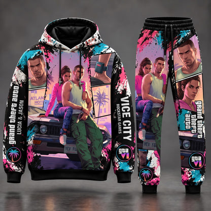 GTA6 Transformation Fan Set — GTA6 Hoodie & Sweatpants