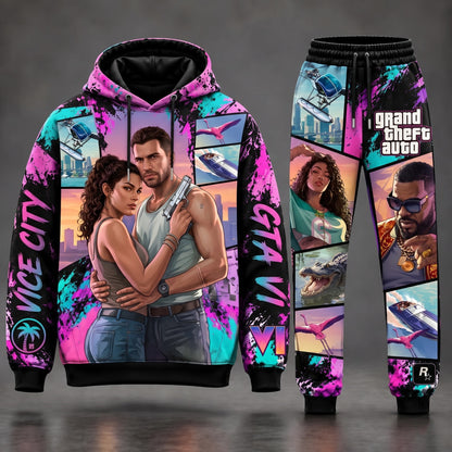 GTA6 Transformation Fan Set — GTA6 Hoodie & Sweatpants