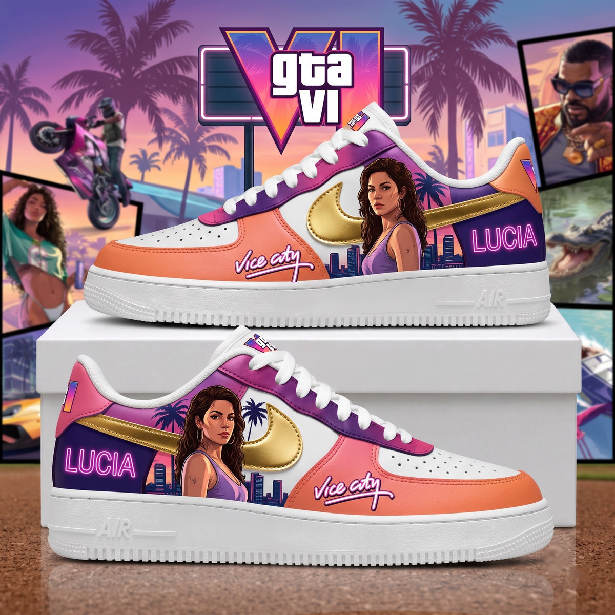 Limited Edition GTA 6 Sneakers | GTA 6 Low Sneaker Gift