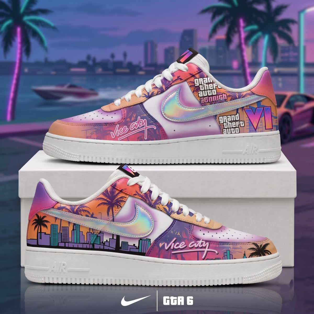 Limited Edition GTA 6 Sneakers | GTA 6 Low Sneaker Gift