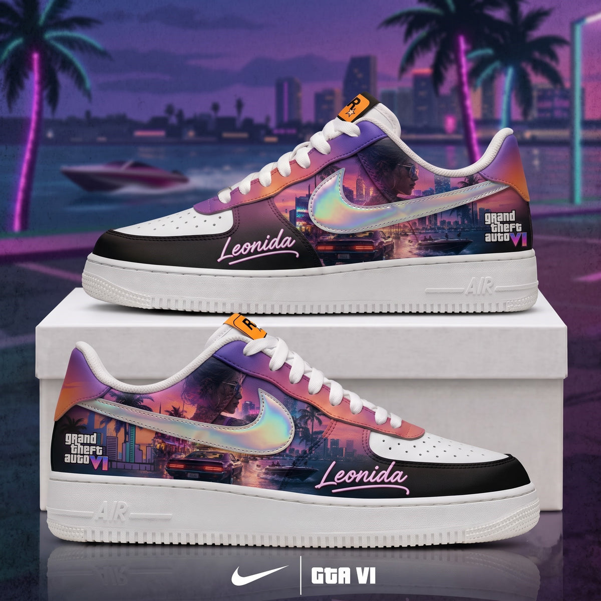 Limited Edition GTA 6 Sneakers | GTA 6 Low Sneaker Gift