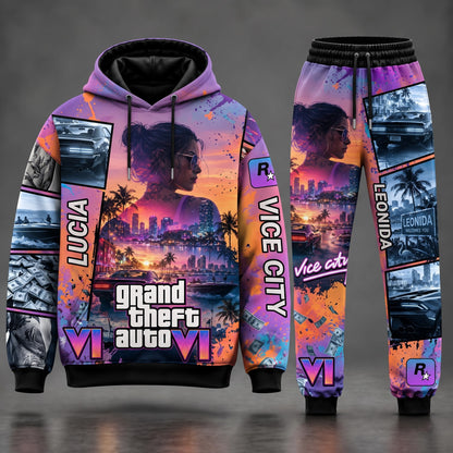 GTA6 Transformation Fan Set — GTA6 Hoodie & Sweatpants
