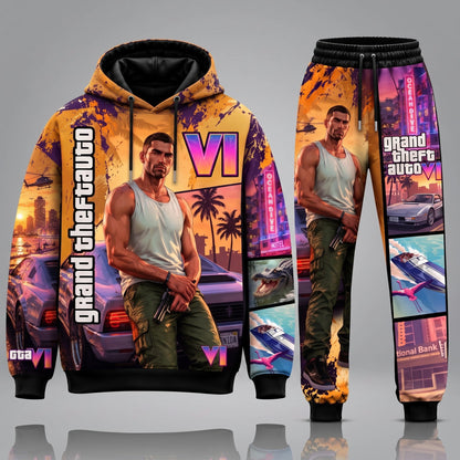 GTA VI Transformation Fan Set — GTA6 Hoodie & Sweatpants