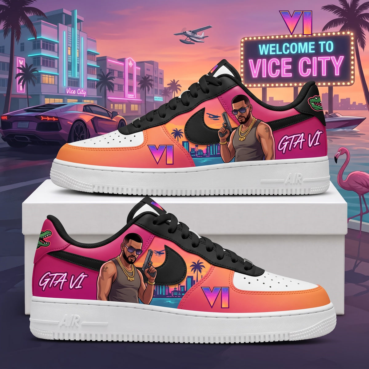 Limited Edition GTA 6 Sneakers | GTA 6 Low Sneaker Gift
