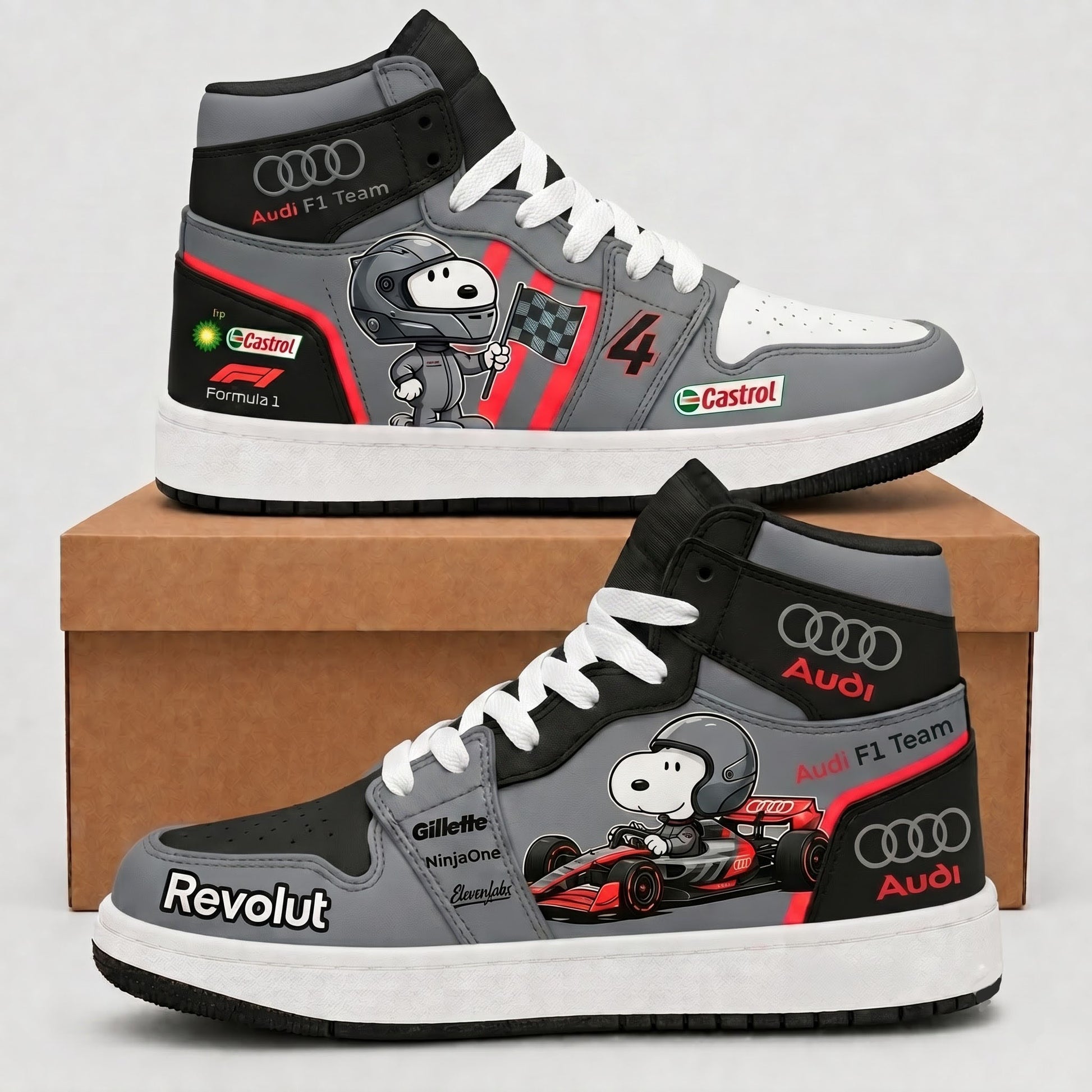 Sport Racing Fan Shoes | All 11 Formulaa Teams Available - Custom Fan Apparel Image 10