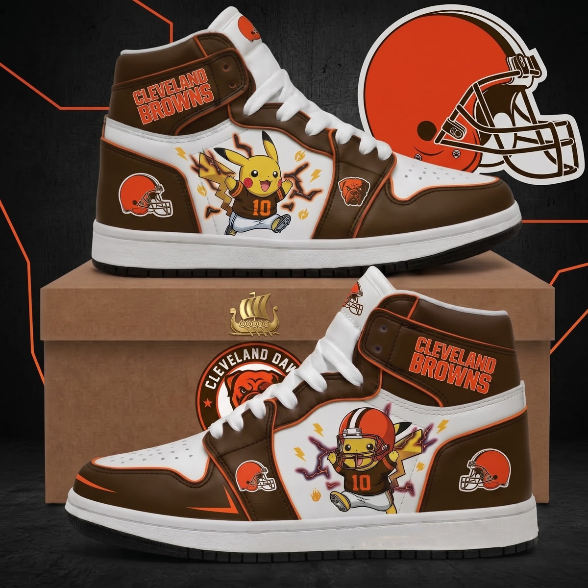 Pikachu NFL 32-Team Fan Sneakers | All 32 Football Teams Available