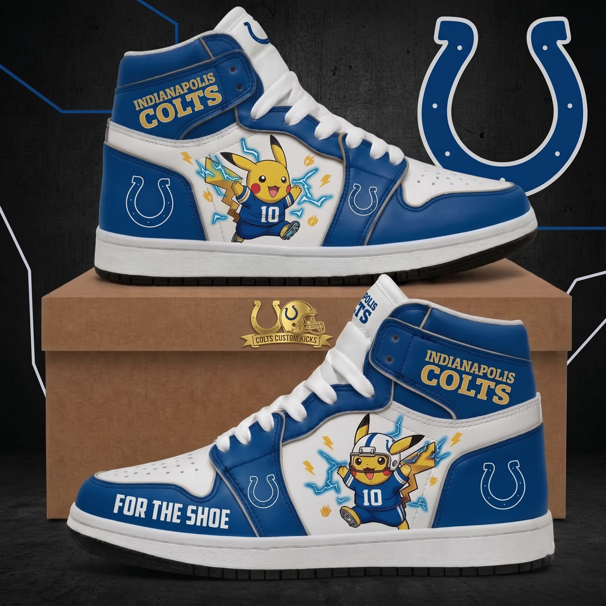 Pikachu NFL 32-Team Fan Sneakers | All 32 Football Teams Available