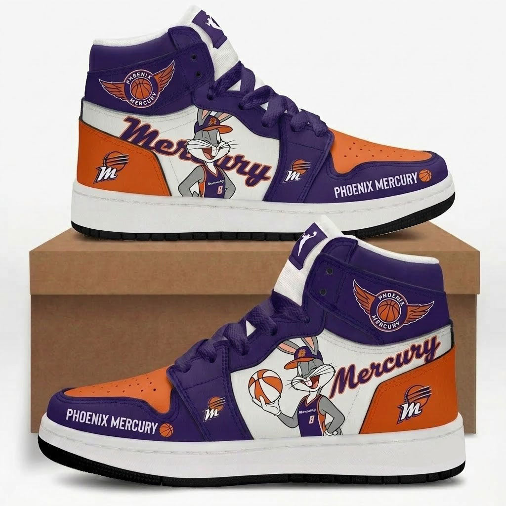 Women’s Basketball Fan High Top Sneakers | 15 WNBA Teams Available - Custom Fan Apparel Image 7