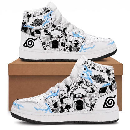 Uzumaki Naruto High Top Sneakers — Naruto Shippuden Inspired Fan Shoes - Custom Fan Apparel Image 2