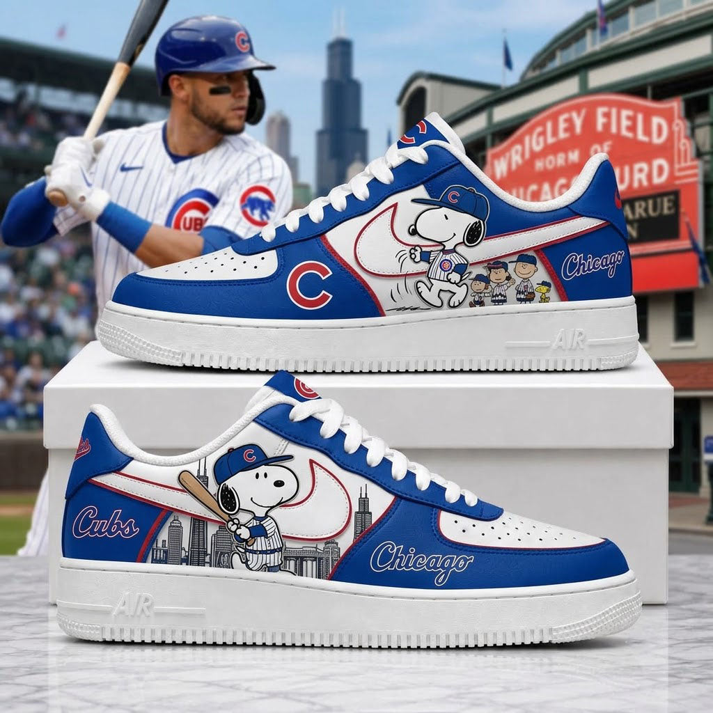MLB Snoopy Fan Sneakers | Baseball Team Shoes Gift