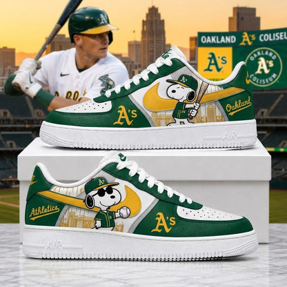 MLB Snoopy Fan Sneakers | Baseball Team Shoes Gift