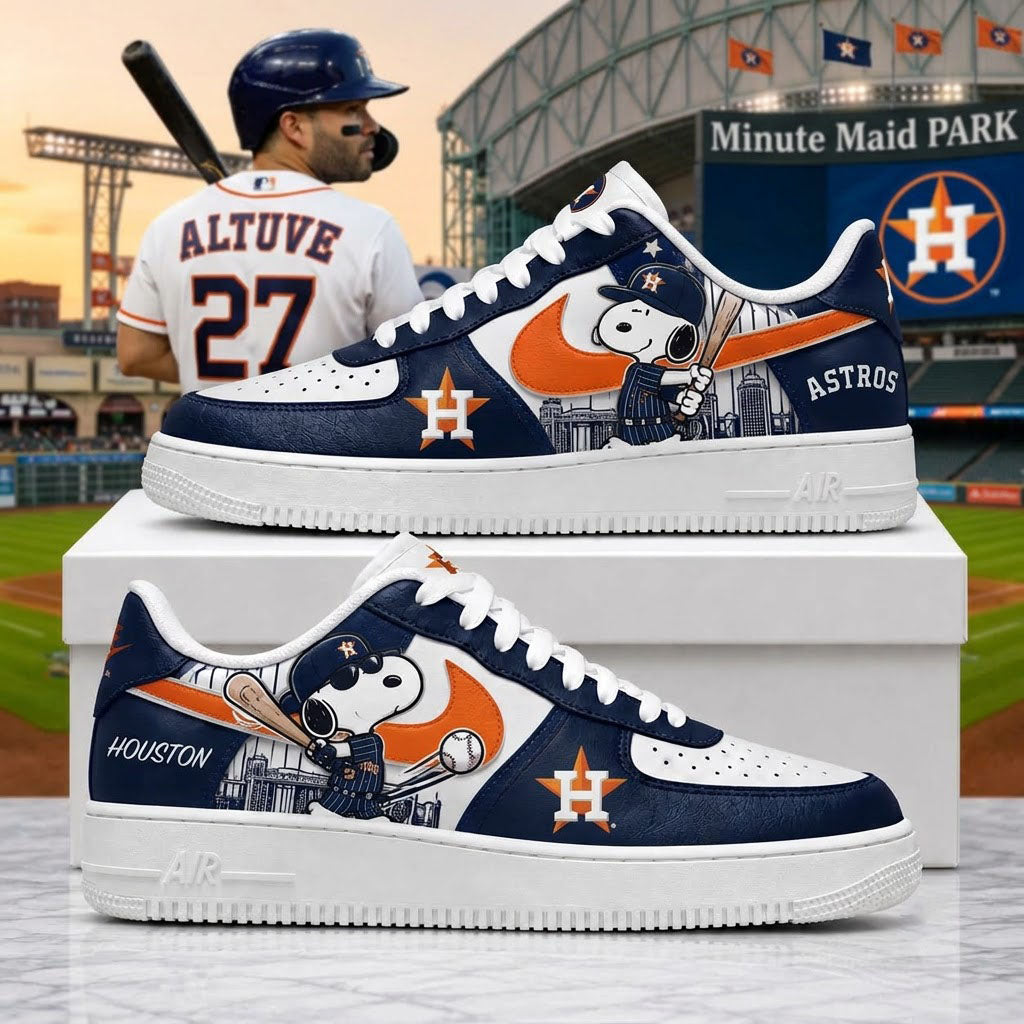 MLB Snoopy Fan Sneakers | Baseball Team Shoes Gift