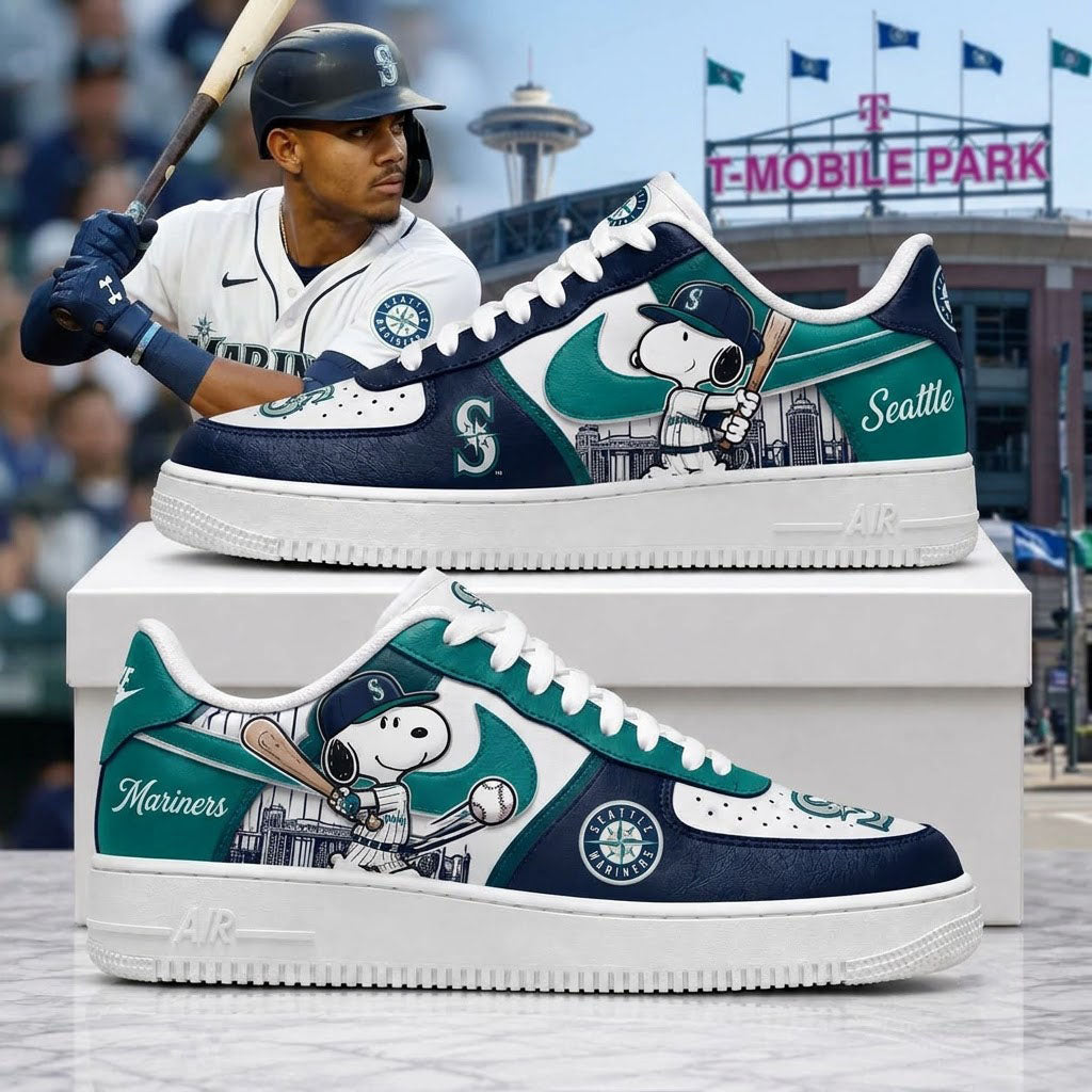 MLB Snoopy Fan Sneakers | Baseball Team Shoes Gift