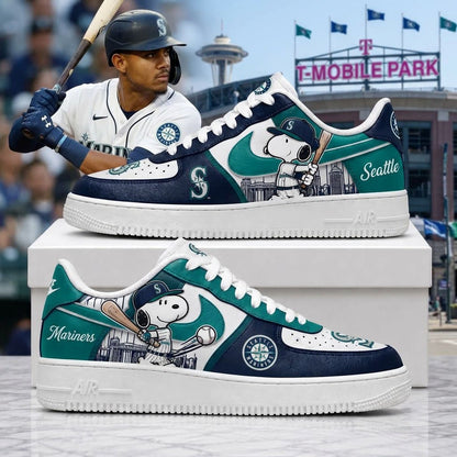 MLB Snoopy Fan Sneakers | Baseball Team Shoes Gift