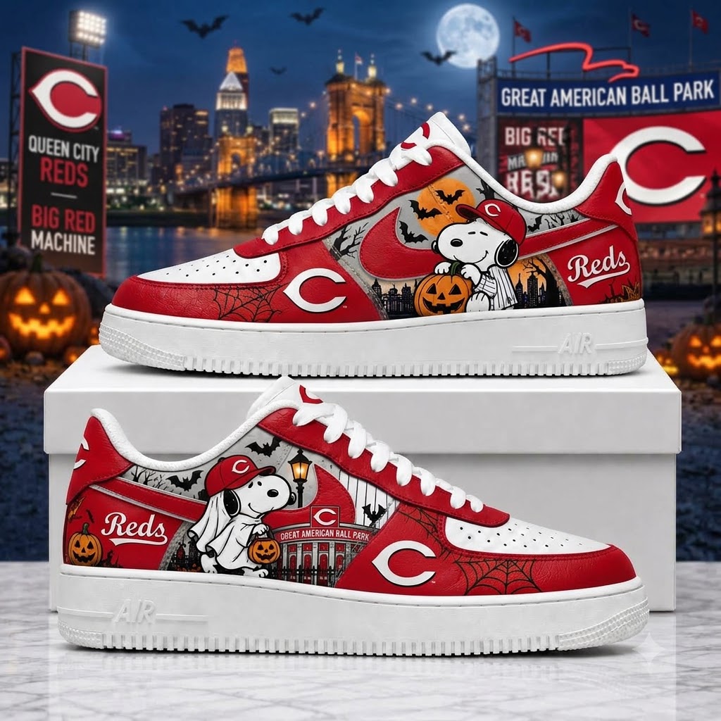 Halloween Edition - MLB Snoopy Fan Sneakers | Baseball Team Shoes Gift