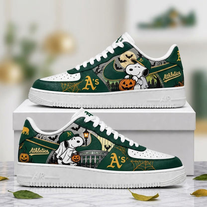 Halloween Edition - MLB Snoopy Fan Sneakers | Baseball Team Shoes Gift