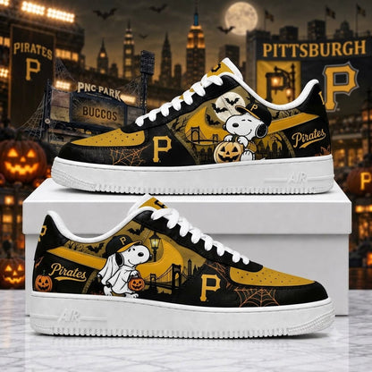 Halloween Edition - MLB Snoopy Fan Sneakers | Baseball Team Shoes Gift