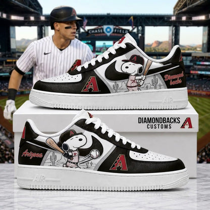 MLB Snoopy Fan Sneakers | Baseball Team Shoes Gift