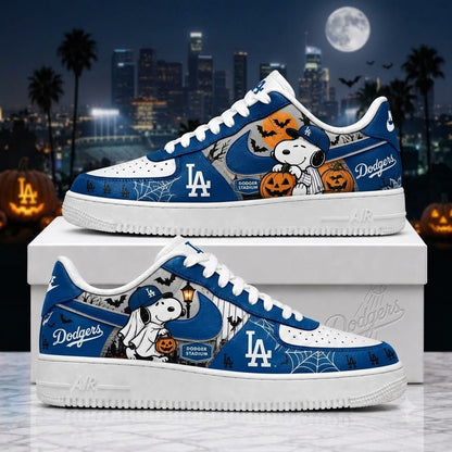 Halloween Edition - MLB Snoopy Fan Sneakers | Baseball Team Shoes Gift