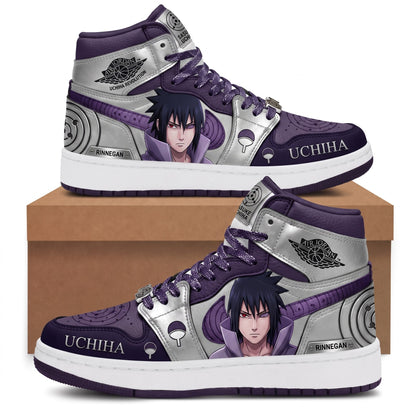 Uzumaki Naruto High Top Sneakers — Naruto Shippuden Inspired Fan Shoes - Custom Fan Apparel Image 1