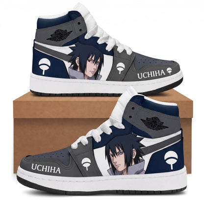 Uzumaki Naruto High Top Sneakers — Naruto Shippuden Inspired Fan Shoes - Custom Fan Apparel Image 2