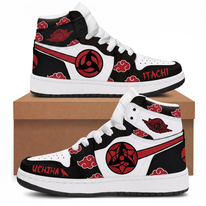 Uzumaki Naruto High Top Sneakers — Naruto Shippuden Inspired Fan Shoes - Custom Fan Apparel Image 3