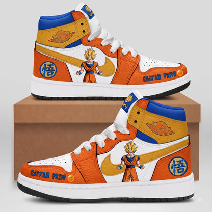 Son Goku High Top Sneakers — Dragon Ball Z Inspired Fan Shoes - Custom Fan Apparel Image 8