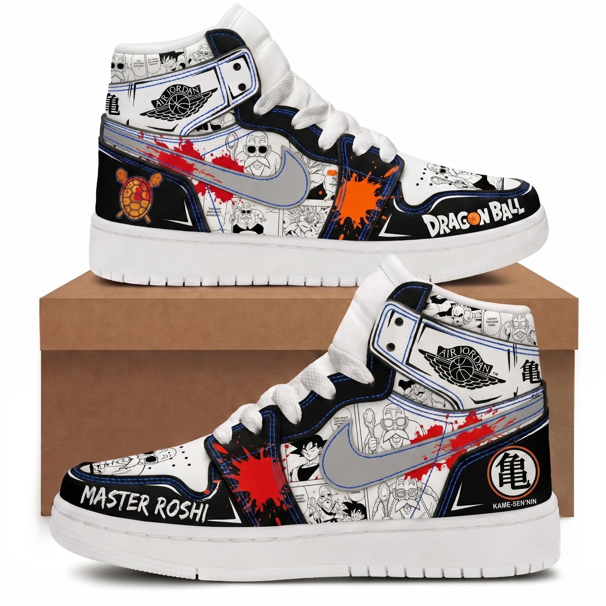 Goku Ultra Instinct High Top Sneakers — Dragon Ball Super Inspired Fan Shoes - Custom Fan Apparel Image 8