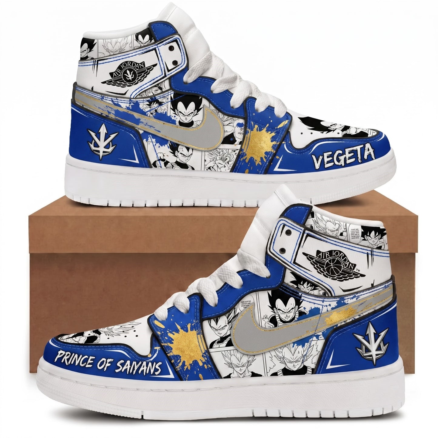 Goku Ultra Instinct High Top Sneakers — Dragon Ball Super Inspired Fan Shoes - Custom Fan Apparel Image 5