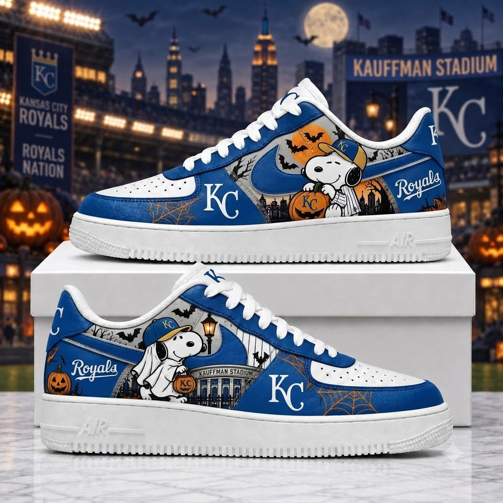 Halloween Edition - MLB Snoopy Fan Sneakers | Baseball Team Shoes Gift