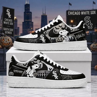 Halloween Edition - MLB Snoopy Fan Sneakers | Baseball Team Shoes Gift