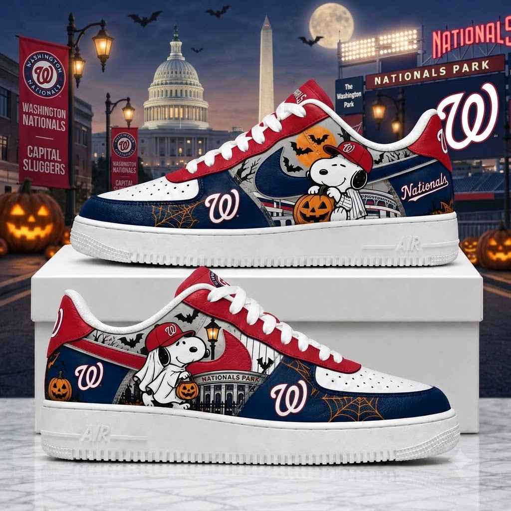 Halloween Edition - MLB Snoopy Fan Sneakers | Baseball Team Shoes Gift