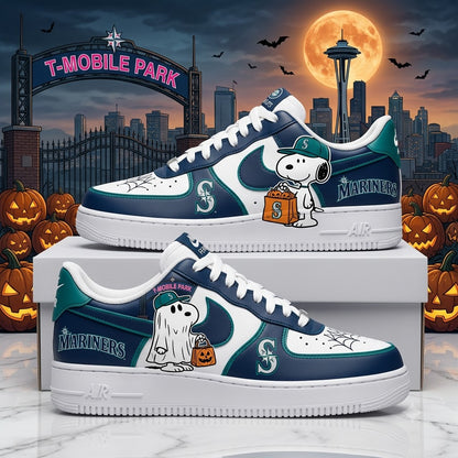 Halloween Edition - MLB Snoopy Fan Sneakers | Baseball Team Shoes Gift