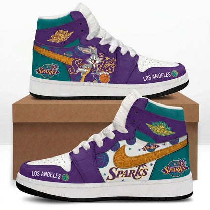 Women’s Basketball Fan High Top Sneakers | 15 WNBA Teams Available - Custom Fan Apparel Image 9