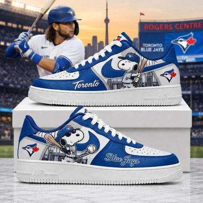 MLB Snoopy Fan Sneakers | Baseball Team Shoes Gift