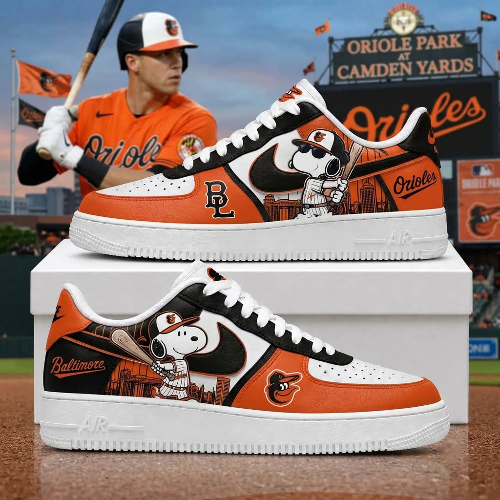 MLB Snoopy Fan Sneakers | Baseball Team Shoes Gift