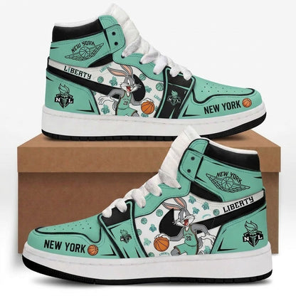 Women’s Basketball Fan High Top Sneakers | 15 WNBA Teams Available - Custom Fan Apparel Image 3