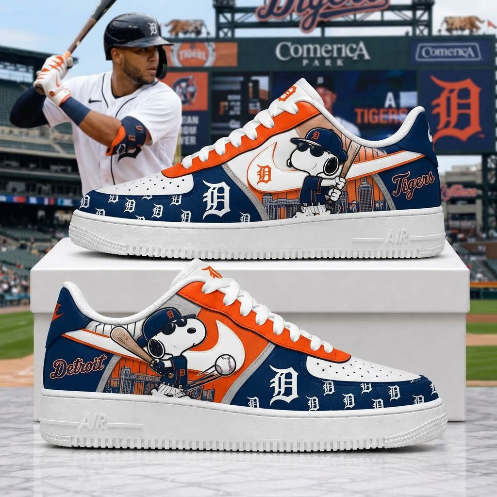 MLB Snoopy Fan Sneakers | Baseball Team Shoes Gift