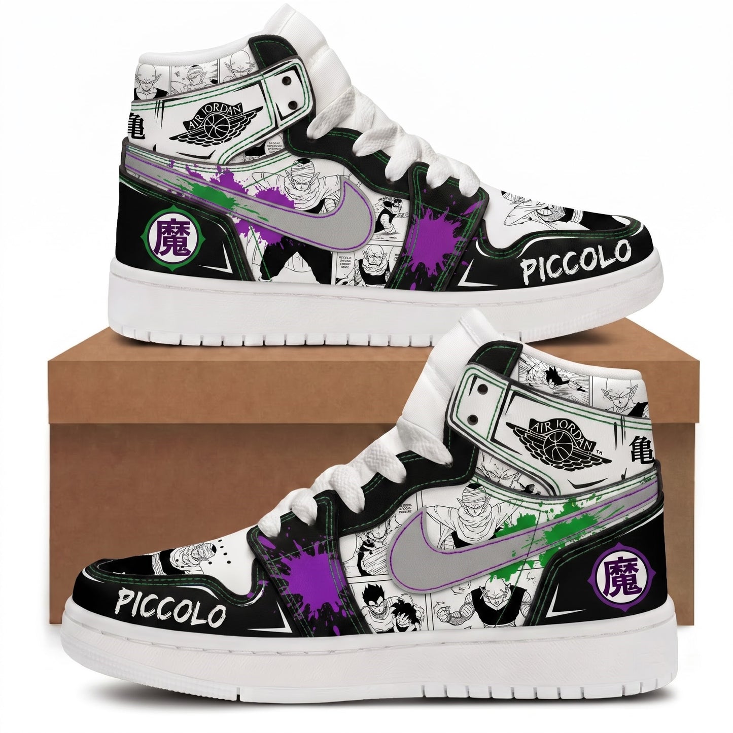 Goku Ultra Instinct High Top Sneakers — Dragon Ball Super Inspired Fan Shoes - Custom Fan Apparel Image 6