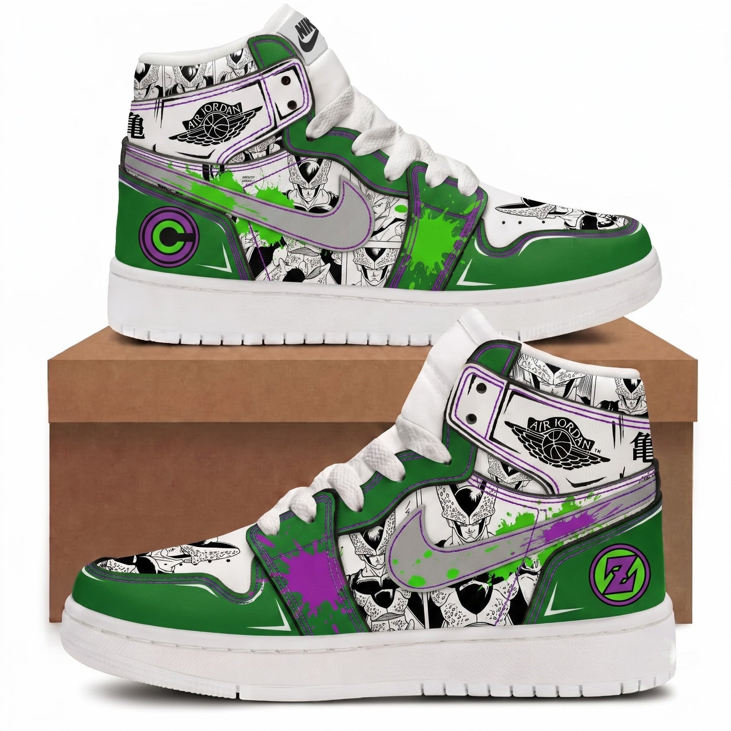 Goku Ultra Instinct High Top Sneakers — Dragon Ball Super Inspired Fan Shoes - Custom Fan Apparel Image 10