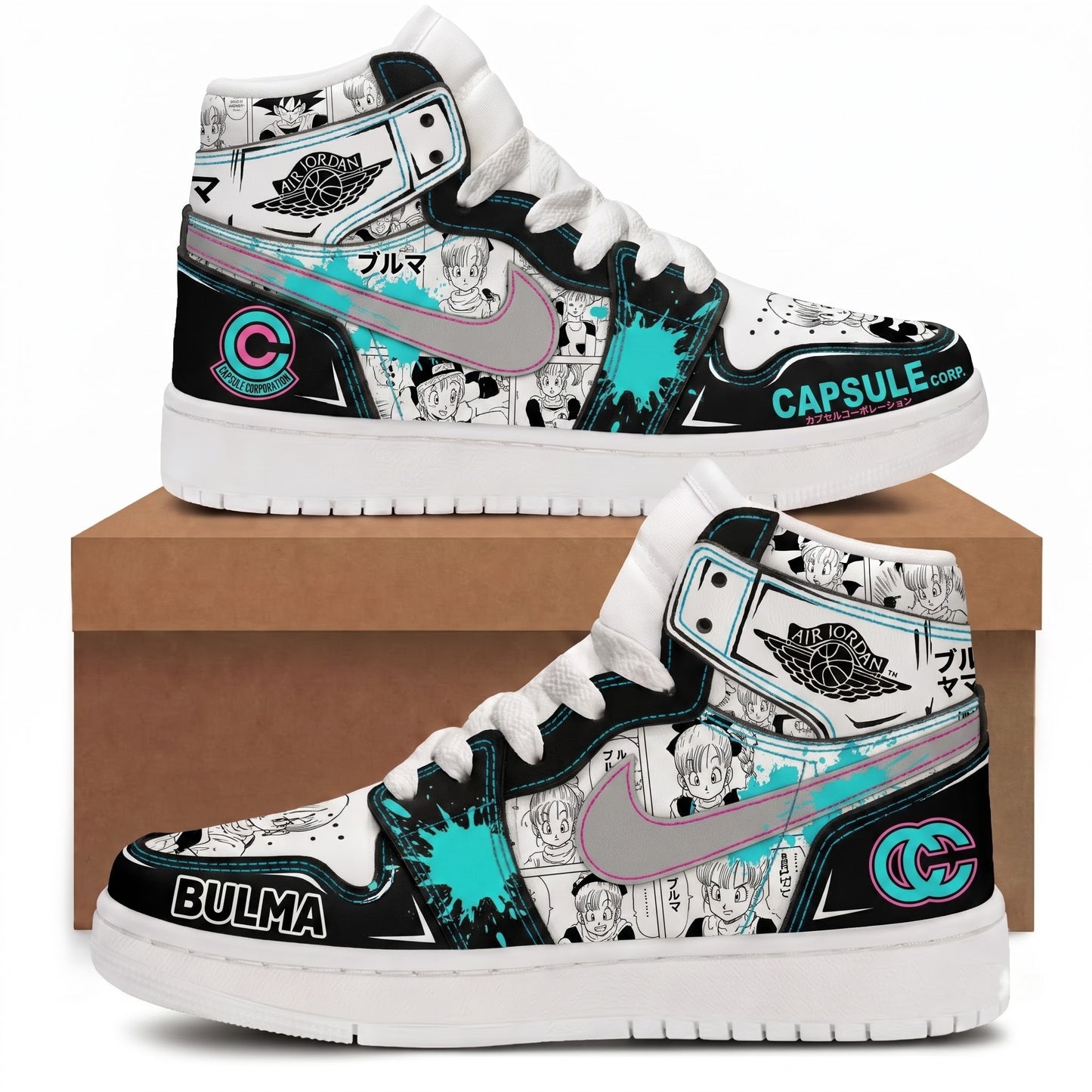 Goku Ultra Instinct High Top Sneakers — Dragon Ball Super Inspired Fan Shoes - Custom Fan Apparel Image 12