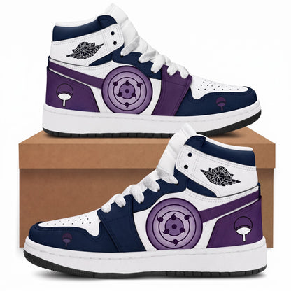 Uzumaki Naruto High Top Sneakers — Naruto Shippuden Inspired Fan Shoes - Custom Fan Apparel Image 5