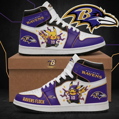 Pikachu NFL 32-Team Fan Sneakers | All 32 Football Teams Available