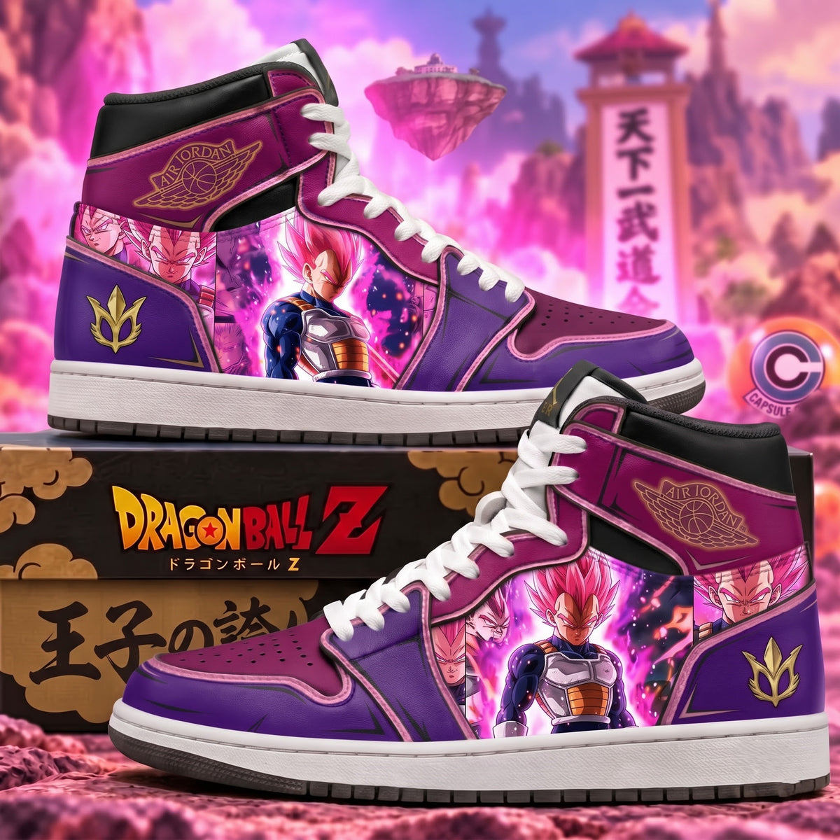 Limited Edition Vegeta Fan Shoes — Anime High Top Sneaker Gift