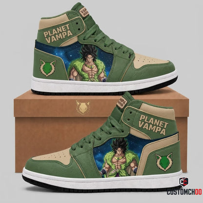 Broly Legendary Super Saiyan Anime Canvas High Top Sneakers - 04. Primal Ba Pelt